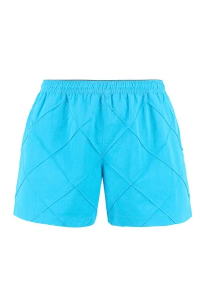 Bottega Veneta Nylon Swim Shorts In Blue