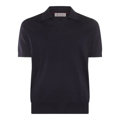 Brunello Cucinelli T-shirts And Polos Blue