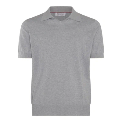 Brunello Cucinelli T-shirts And Polos Grey