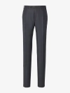 CANALI CANALI WOOL FLANNEL TROUSERS