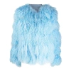 Dancassab Leather Outerwears In Blue
