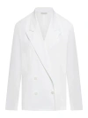 Dries Van Noten 01000-caplana 8329 Cotton Popeline In White