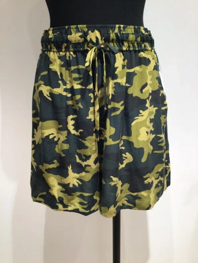 Equipment Printed Silk Shorts In Multicolor