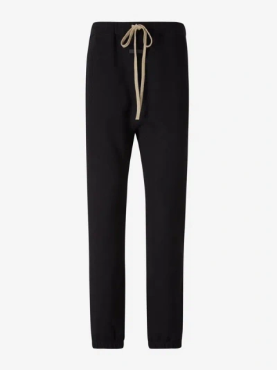 Fear Of God Cotton Fleece Joggers In Black