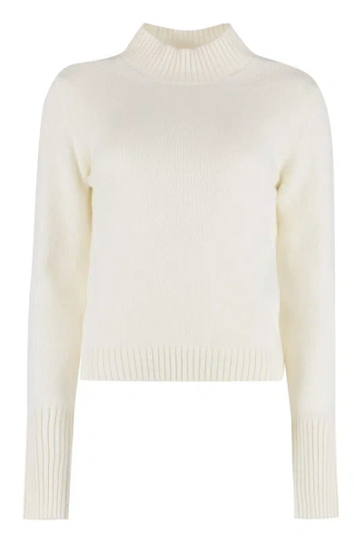 Federica Tosi Wool And Cashmere Sweater In Beige