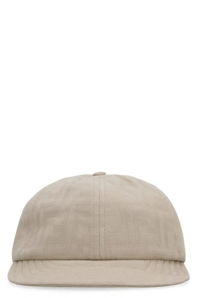 FENDI FENDI ALL OVER LOGO BASEBALL CAP