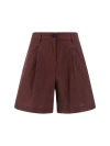 Forte Forte Shorts In Cacao