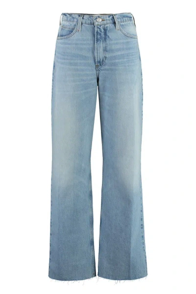 Frame Wide-leg Jeans In Denim