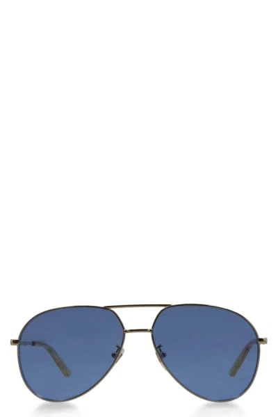 Gucci Aviator Sunglasses In Blue