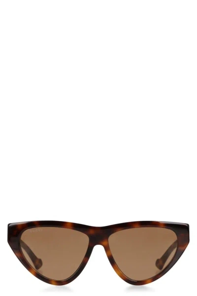 Gucci Cat-eye Sunglasses In Brown