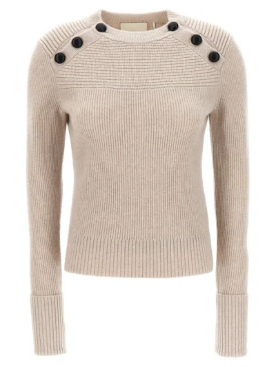 Isabel Marant Koyle Merino-blend Jumper In Cream