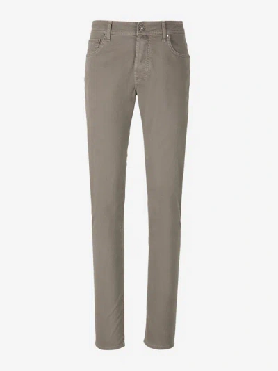 Jacob Cohёn Jacob Cohen Bard 5 Pocket Trousers In Taupe