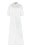 Jil Sander Cotton Shirtdress In White