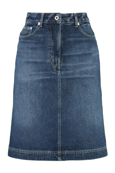 Kenzo Knee-length Denim Skirt