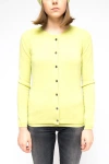 La Rose Light Green Cashmere Cardigan