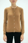 La Rose Button Cashmere Cardigan