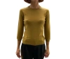 LA ROSE LA ROSE MAGLIA 3/4 CASHMERE GIALLO