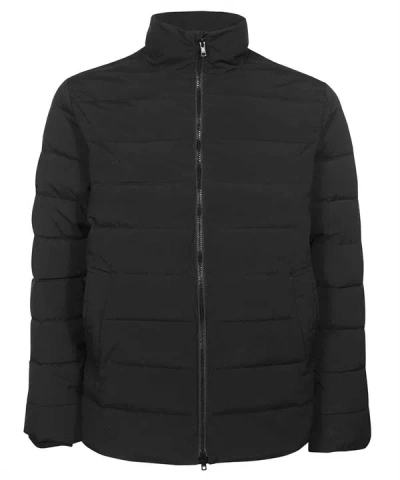 Les Deux Full Zip Down Jacket In Black