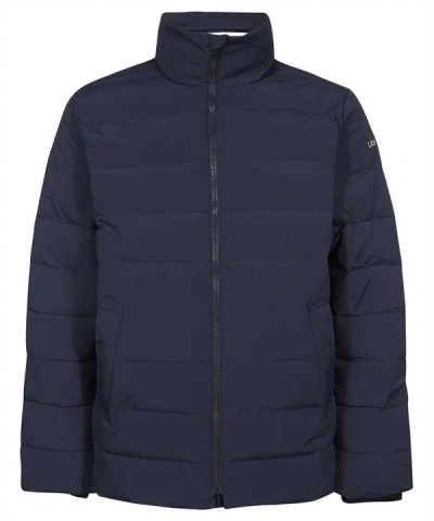 Les Deux Full Zip Down Jacket In Blue