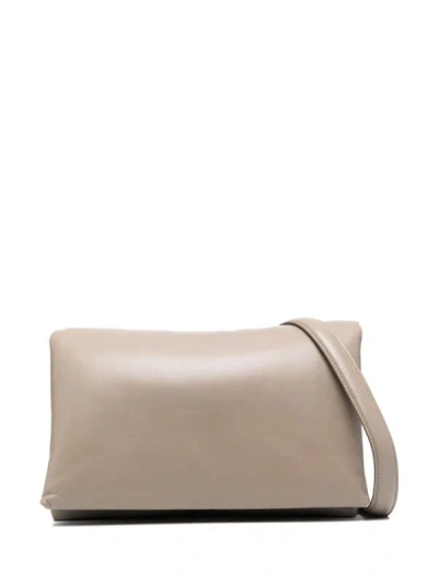 Marni Medium Prisma Shoulder Bag In Brown