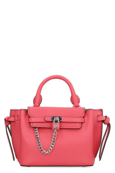 Michael Michael Kors Hamilton Legacy Leather Handbag In Fuchsia