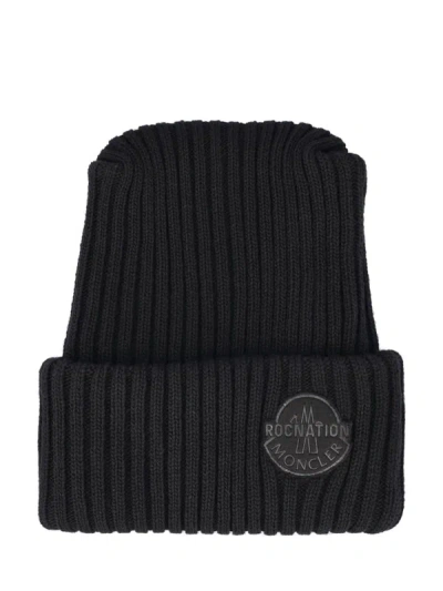 Moncler - Rock Nation Hats In Black