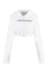 OFF-WHITE OFF-WHITE CROPPED HOODIE