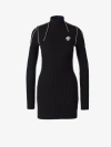 OFF-WHITE OFF-WHITE WOOL KNITTED DRESS