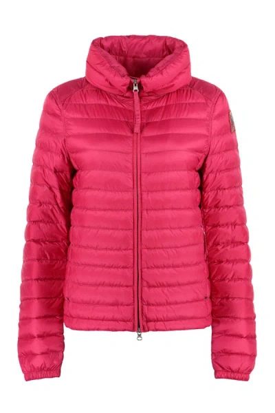 Parajumpers Ayame Short Down Jacket In Fuchsia