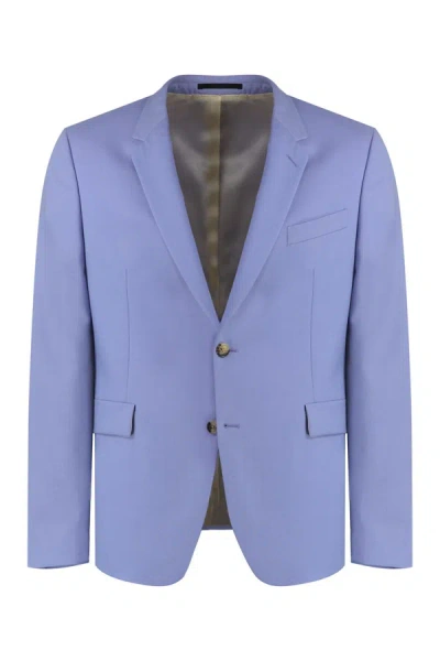 Paul Smith Wool And Mohair Two Piece Suit In Lilac