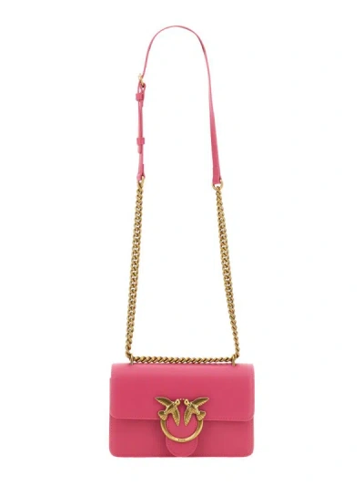 Pinko Bag "love" One Simply Mini In Fuchsia