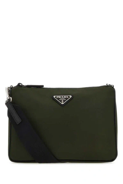 Prada Shoulder Bags In Green