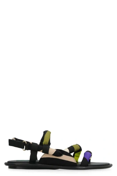 Pucci Lee Flat Sandals In Multicolor