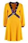 PUCCI PUCCI MINI DRESS WITH FLAME INSERTS