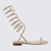 RENÉ CAOVILLA RENÉ CAOVILLA BEIGE LEATHER RENEE SANDALS