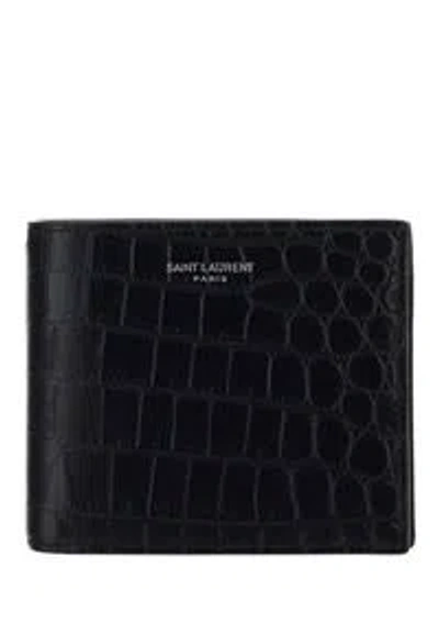 Saint Laurent Wallets In Black