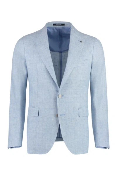 Tagliatore Single-breasted Two-button Jacket In Blue