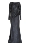 TALBOT RUNHOF TALBOT RUNHOF DRAPED DRESS