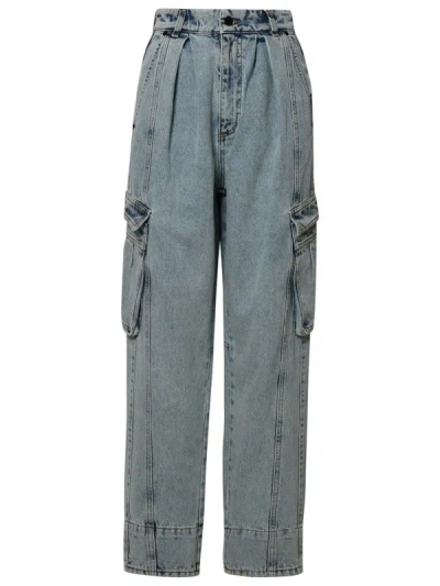 The Mannei Jeans Plana In Blue