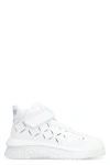VERSACE VERSACE ODISSEA LEATHER HIGH-TOP SNEAKERS