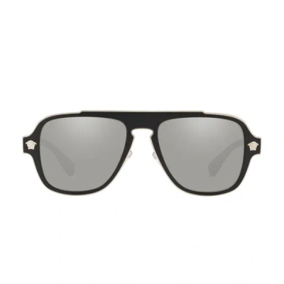 Versace Sunglasses In Black Matte