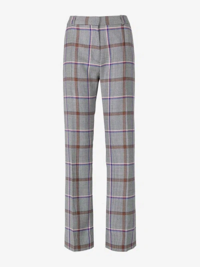 Victoria Beckham Geometric Pattern Pants In Multied