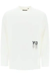 Y-3 Y-3 LONG-SLEEVED T-SHIRT WITH LOGO PRINT