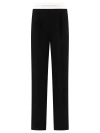 ALEXANDER WANG ALEXANDER WANG TAILORED TROUSERS WITH LOGO AT THE WAIST