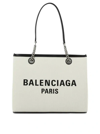 Balenciaga "duty Free" Shoulder Bag In Natural