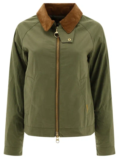 Barbour Campbell Showerproof Jacket In Green