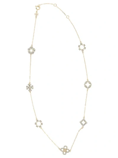 Tory Burch Kira Clover 18kt Gold-plated Necklace