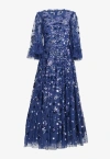 NEEDLE & THREAD CONSTELLATION SEQUINED ANKLE GOWN