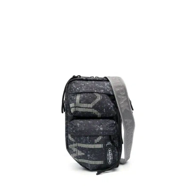 A-cold-wall* X Eastpak Marble-print Messenger Bag In Blue/black