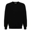 Auralee Cotton Knit Sweatshirt In Black